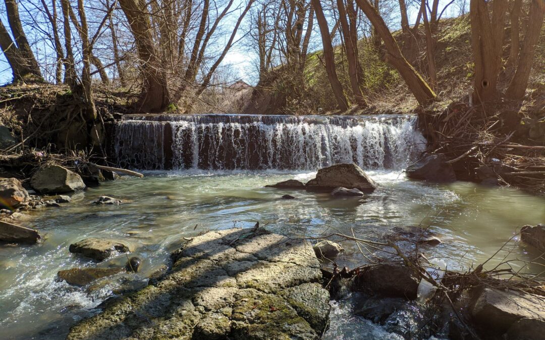 Oslobodzujeme rieku Hučava. Odstraňujeme hať pod obcou Očová.