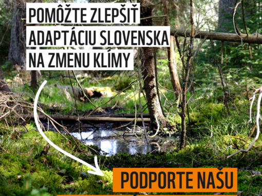 Adaptácia Slovenska na zmenu klímy- Podporte hromadnú pripomienku