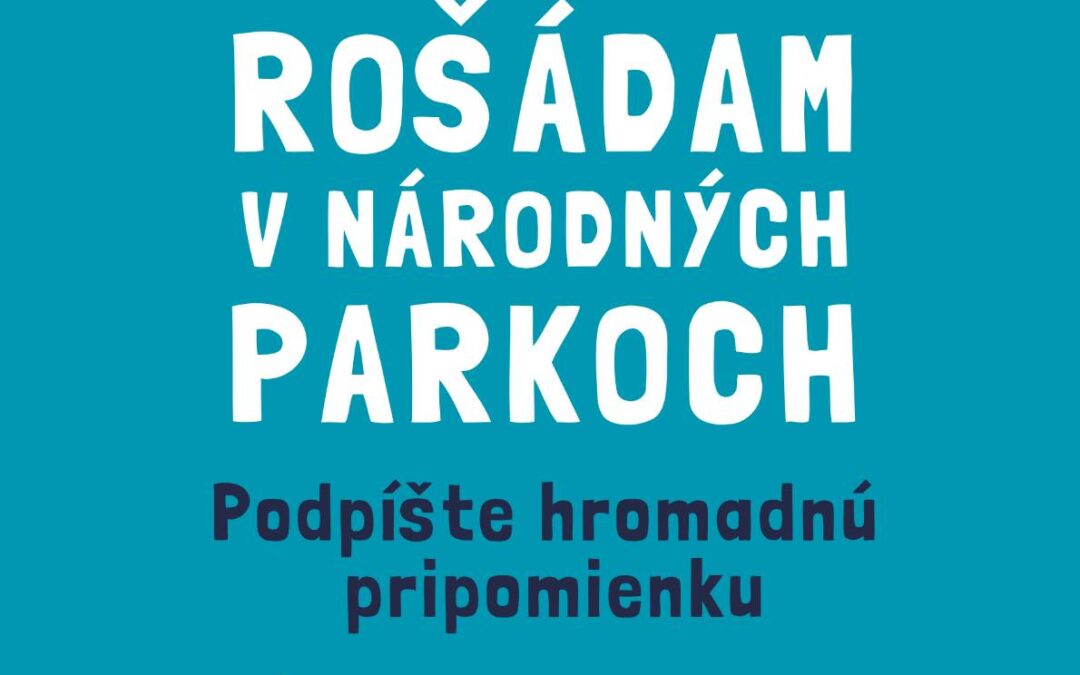 Koniec rošádam s pozemkami v národných parkoch